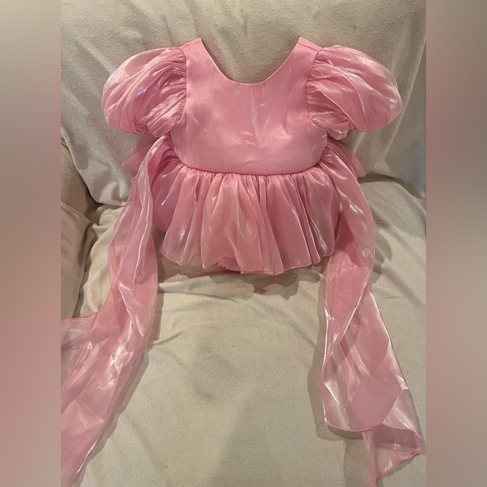 Arabella and Rose dolly candy pink baby girl romper